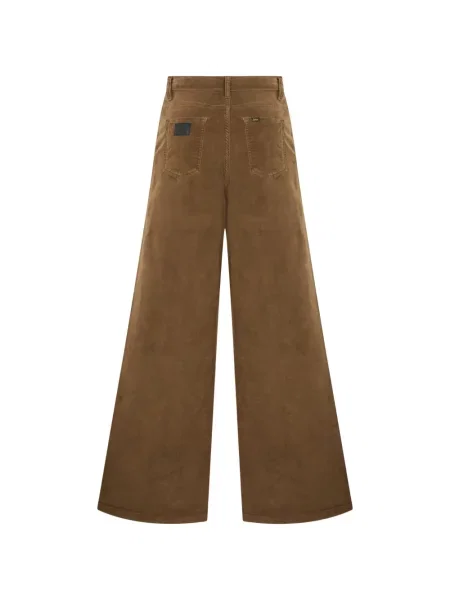 Pantaloni Lois Jeans de catifea cord maro