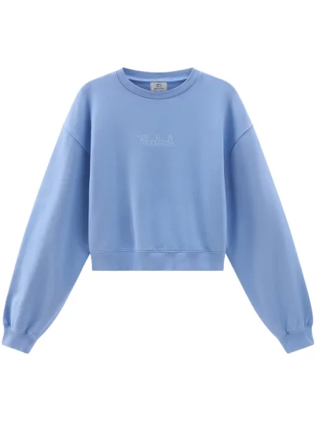Hanorac Woolrich cu broderie albastru