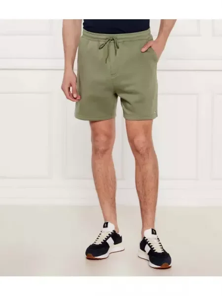 Tommy Jeans Pantaloni scurți sport Flag Beach verde