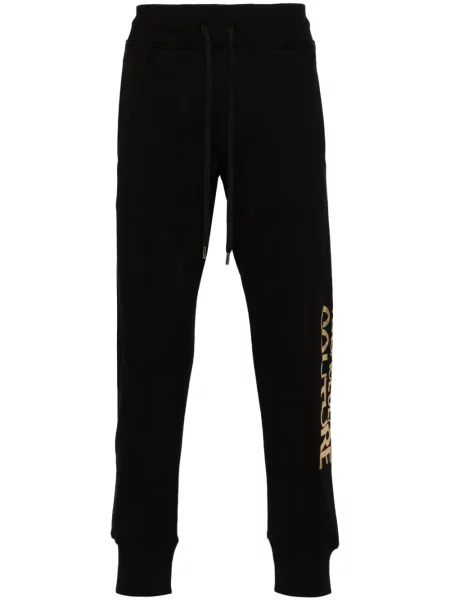 Pantaloni Versace Jeans Couture cu imagine negru
