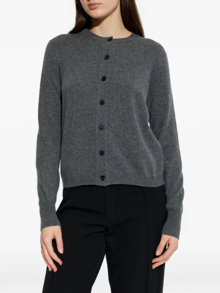 Cardigan Ferragamo din cașmir gri