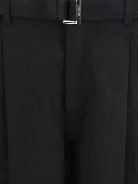 Cu centură pantaloni Sacai negru
