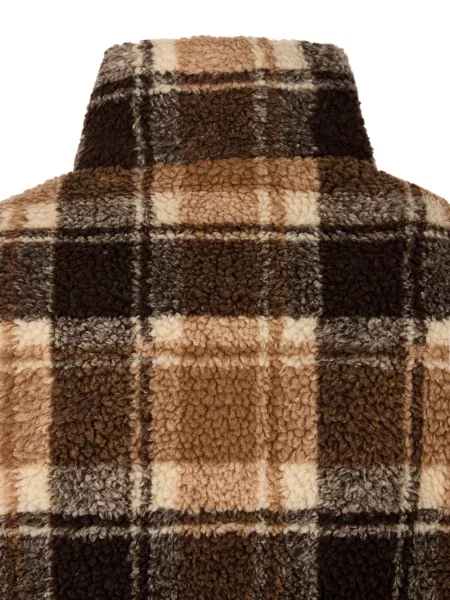 Geacă Studio Tomboy în carouri maro