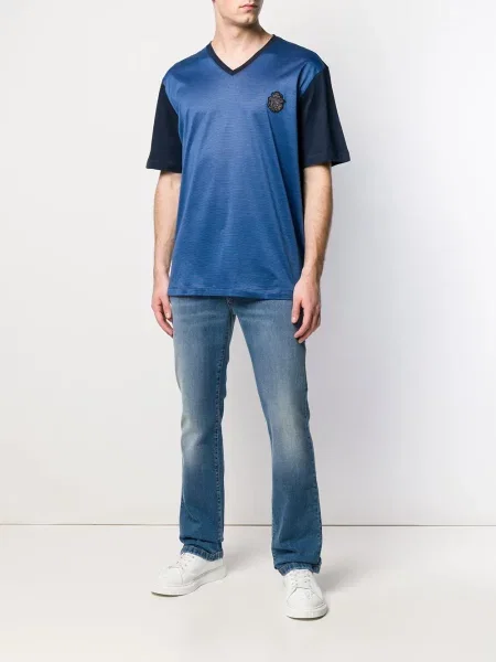 Tricou Billionaire cu autograf albastru
