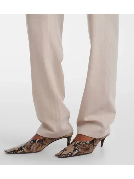Pantaloni Khaite de lână gri
