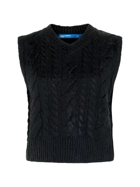 Pulover Karl Lagerfeld Jeans negru