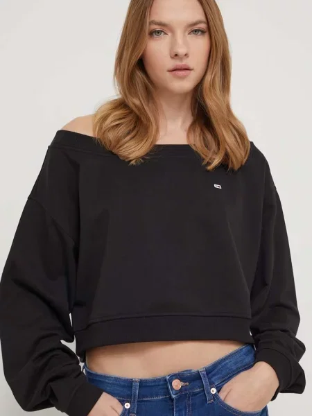 Суитчър Tommy Jeans черно