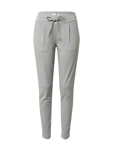 ICHI Pantaloni KATE deschis gri