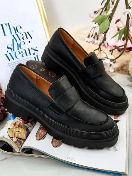 Mocasini Resti negru