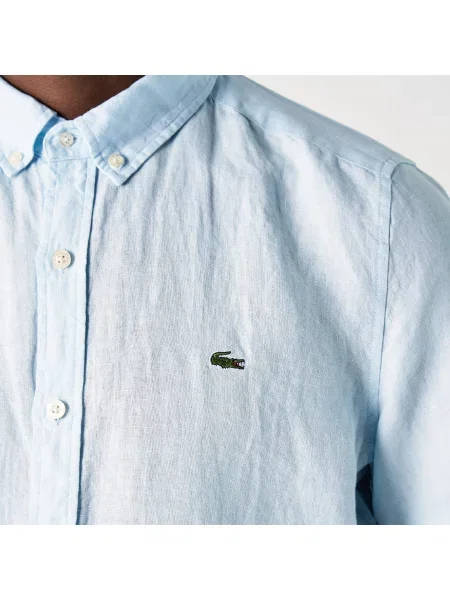 Рубашка Lacoste голубая