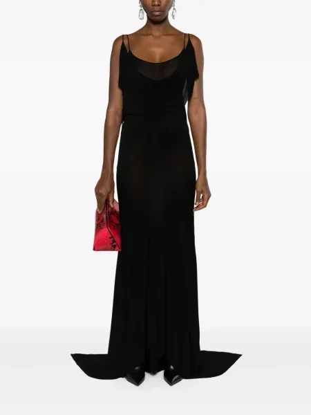 Drapiruotas maxi suknele The Attico