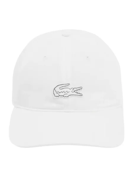 Lacoste czapka z daszkiem biała