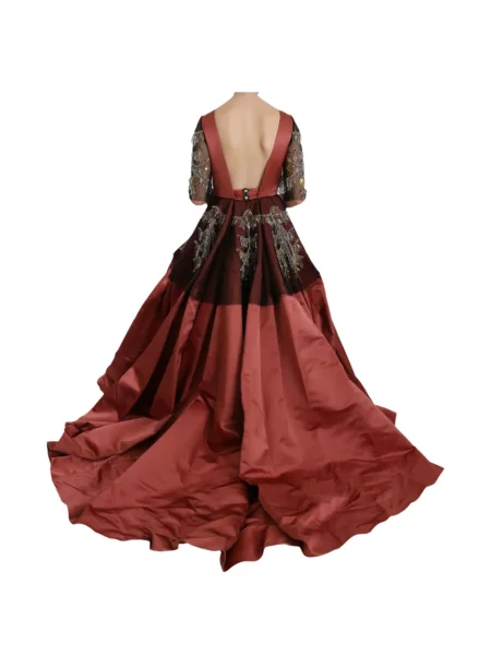Rochie maxi Dolce & Gabbana roșu