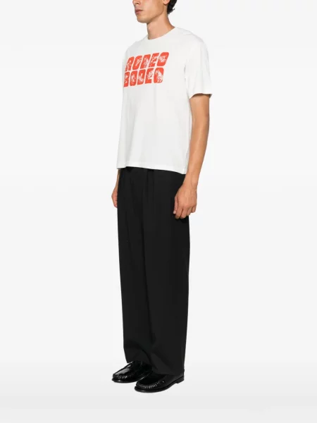 Tricou Bode cu imagine alb