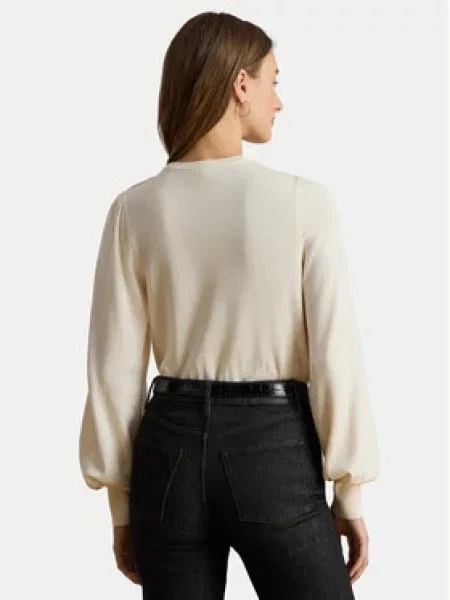 LAUREN RALPH LAUREN Megztinis smėlio