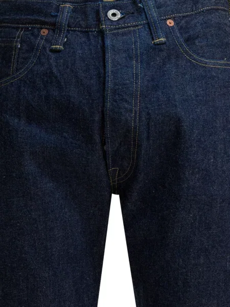 Blugi Buzz Ricksons cu 5 buzunare albastru