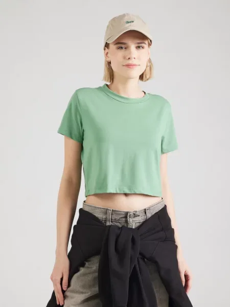 STUDIO SELECT Tricou Heidi / gri închis / verde deschis bej