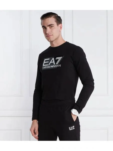 Tricou mânecă lungă Ea7 negru
