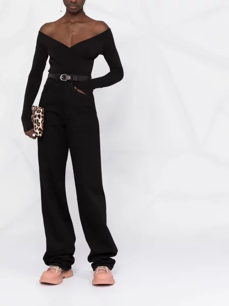 Glaustinukė Atu Body Couture v formos iškirpte juoda