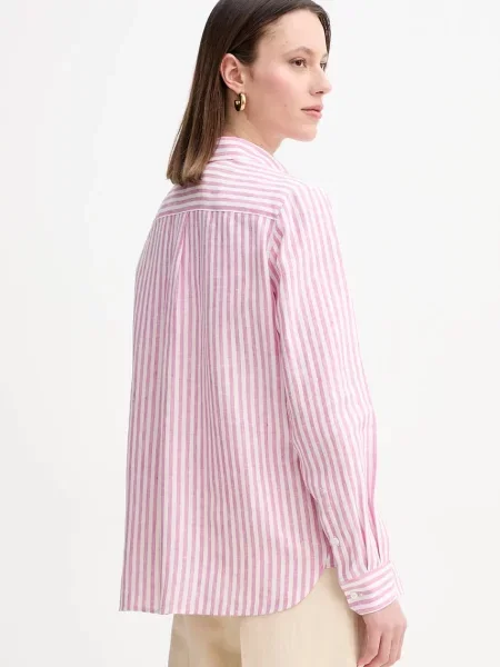 Weekend Max Mara len ing rózsaszín