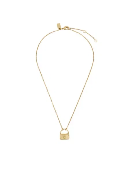 Колие Coach златист