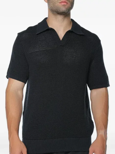 Gulerat tricou polo Michael Kors negru