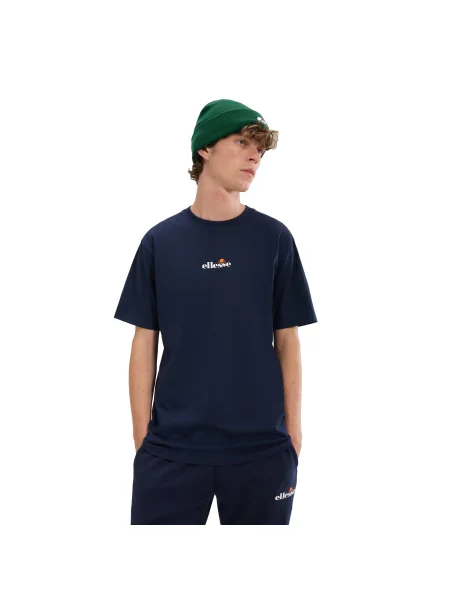 ELLESSE Majica Ollio 2 temno modra / rdeča bela