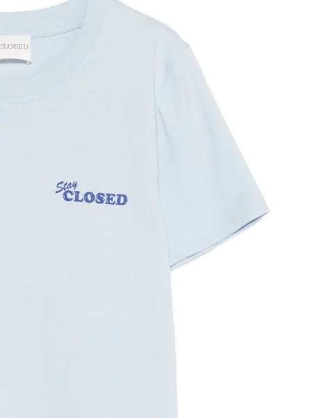 Tricou Closed cu imagine albastru