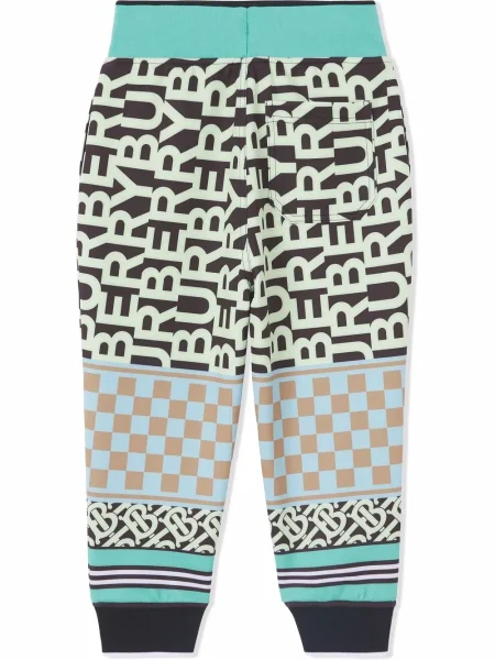 Dětské kalhoty Burberry modré