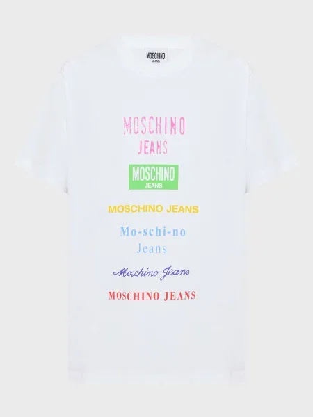 Футболка Moschino белая
