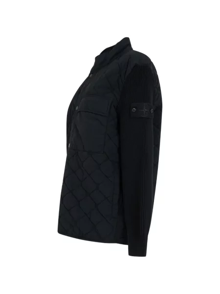 Geacă Stone Island cu strasuri negru