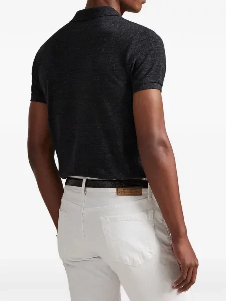 Hálós pólóing Polo Ralph Lauren autogrammal szürke