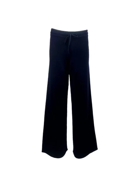 Spodnie Mc2 Saint Barth wełniane niebieskie