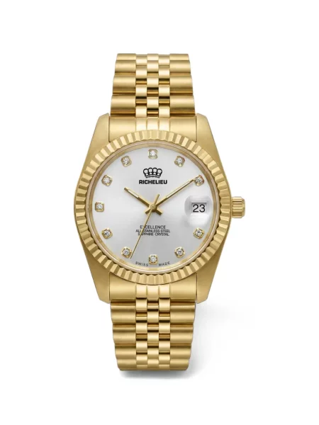 Ceas Richelieu Swiss clasic alb