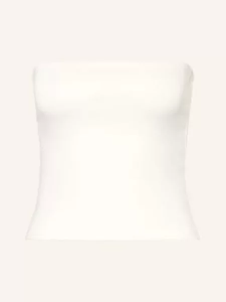 Top Luisa Cerano z odkrytymi ramionami biały