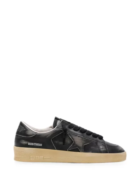 Geanta de piele Golden Goose negru