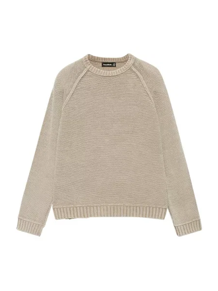 Pull&Bear Pulover taupe gri