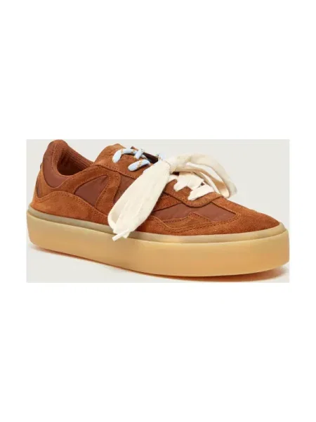INUIKII Sneakers LYNN | piele întoarsă maro