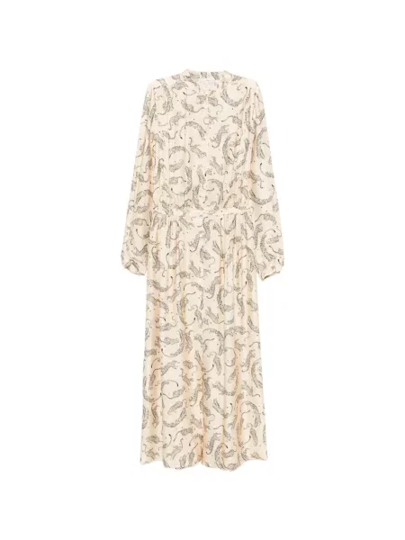 Rochie midi Forte_forte cu imagine cu model leopard
