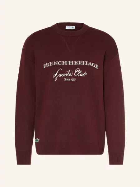 Sweter Lacoste biały