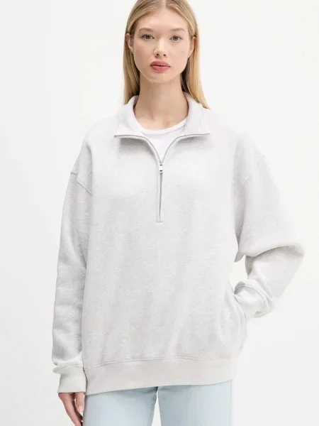 Суитчър Abercrombie & Fitch с принт сиво