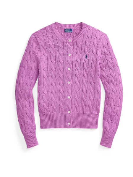 Polo Ralph Lauren Geacă tricotată roz pitaya violet