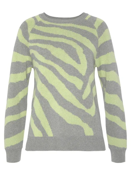 LASCANA Pulover / verde gri