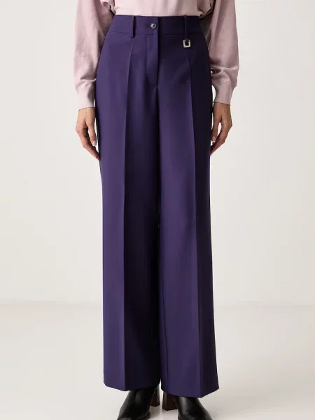 Joop! pantaloni straight pentru femei violet