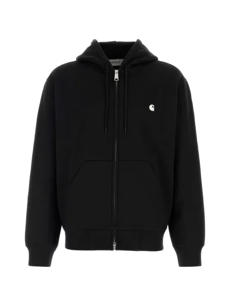 Hanorac cu glugă Carhartt Wip cu broderie negru