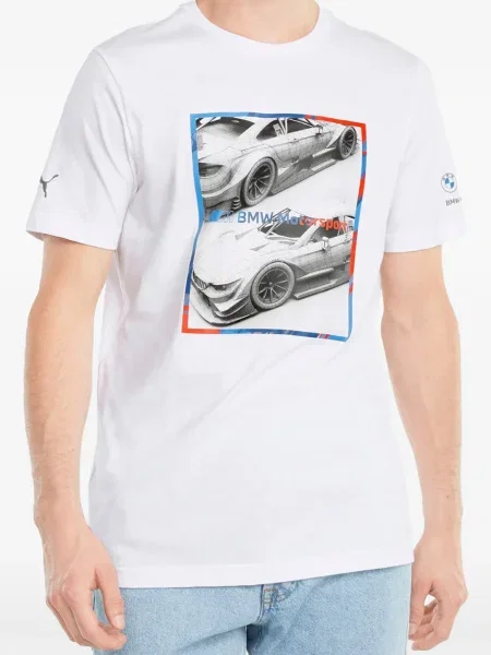 Tricou Puma cu autograf alb