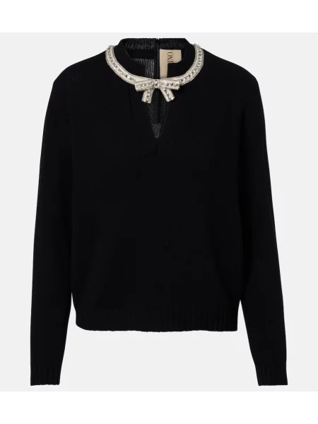 Pulover Valentino de lână negru