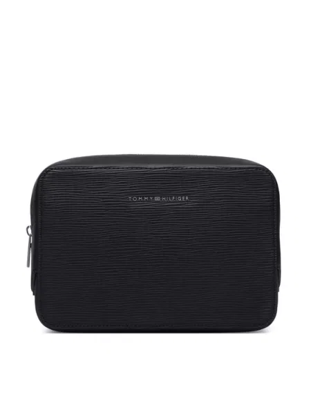 Tommy Hilfiger Kosmetyczka Th Business Saffiano Washbag czarny
