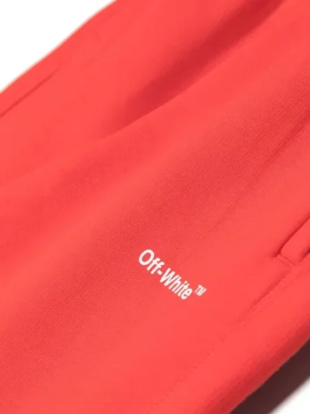 Pantaloni copii Off-white alb