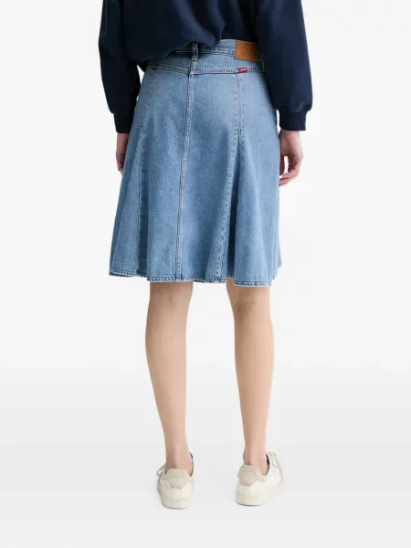 Curea Levi's® cu broderie cu cataramă cu dungi albastru